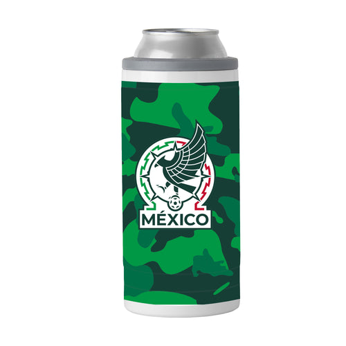Product Image for Mexico Mens Soccer Team 12oz Camo Slim Can Coolie