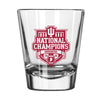 Indiana 2025 College Football Champions 2oz Screen Print Shot Glass
