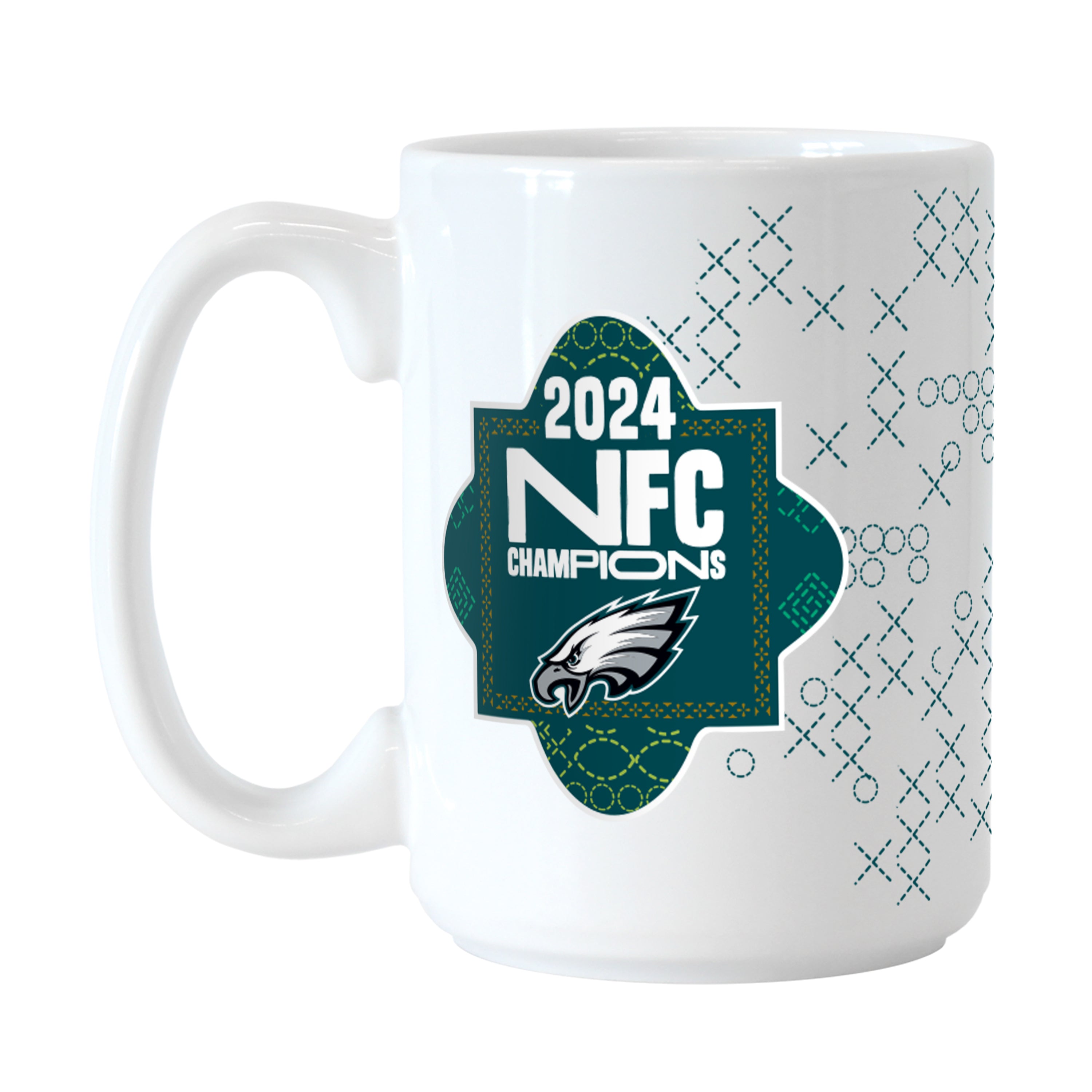 Philadelphia Eagles Conference Champs 15oz Roster Sublimated Mug