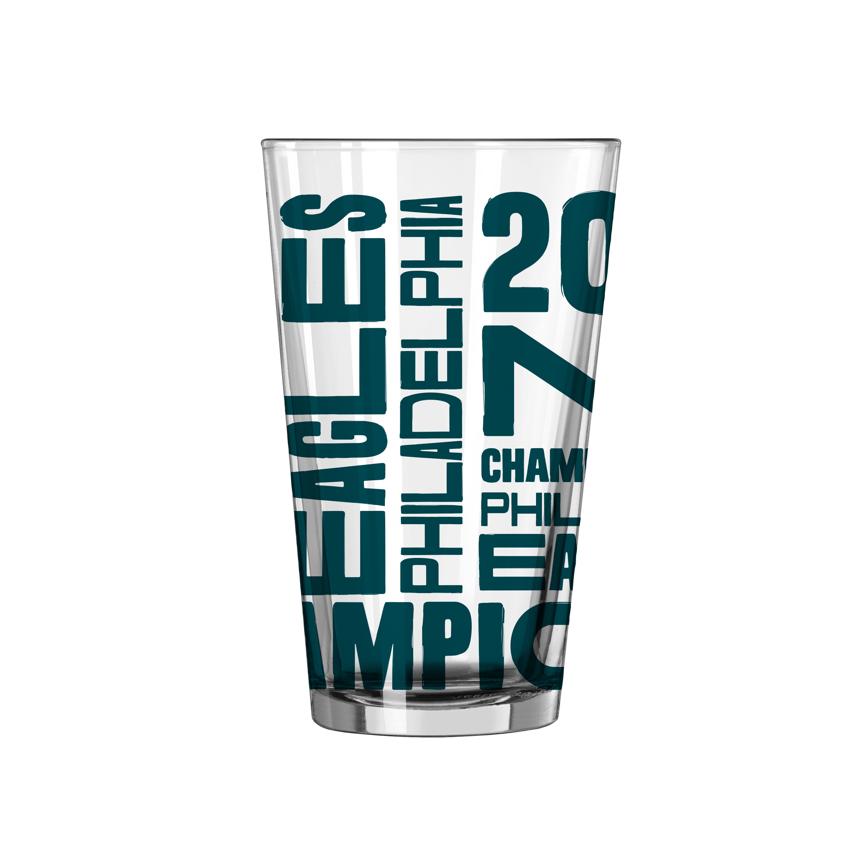 Philadelphia Eagles Conference Champs 16oz Pint Glass