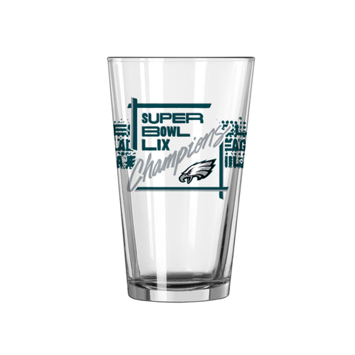 Product Image for Philadelphia Eagles Super Bowl 59 Champions 16oz Pint Glass
