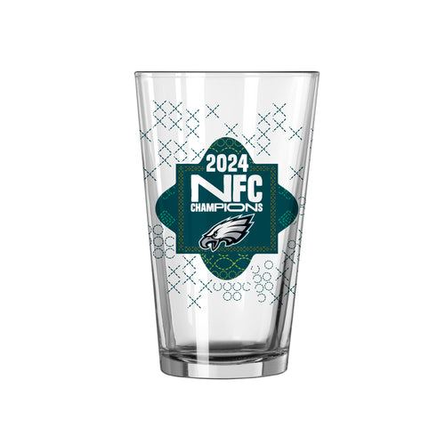 Product Image for Philadelphia Eagles Conference Champs 16oz Roster Pint Glass