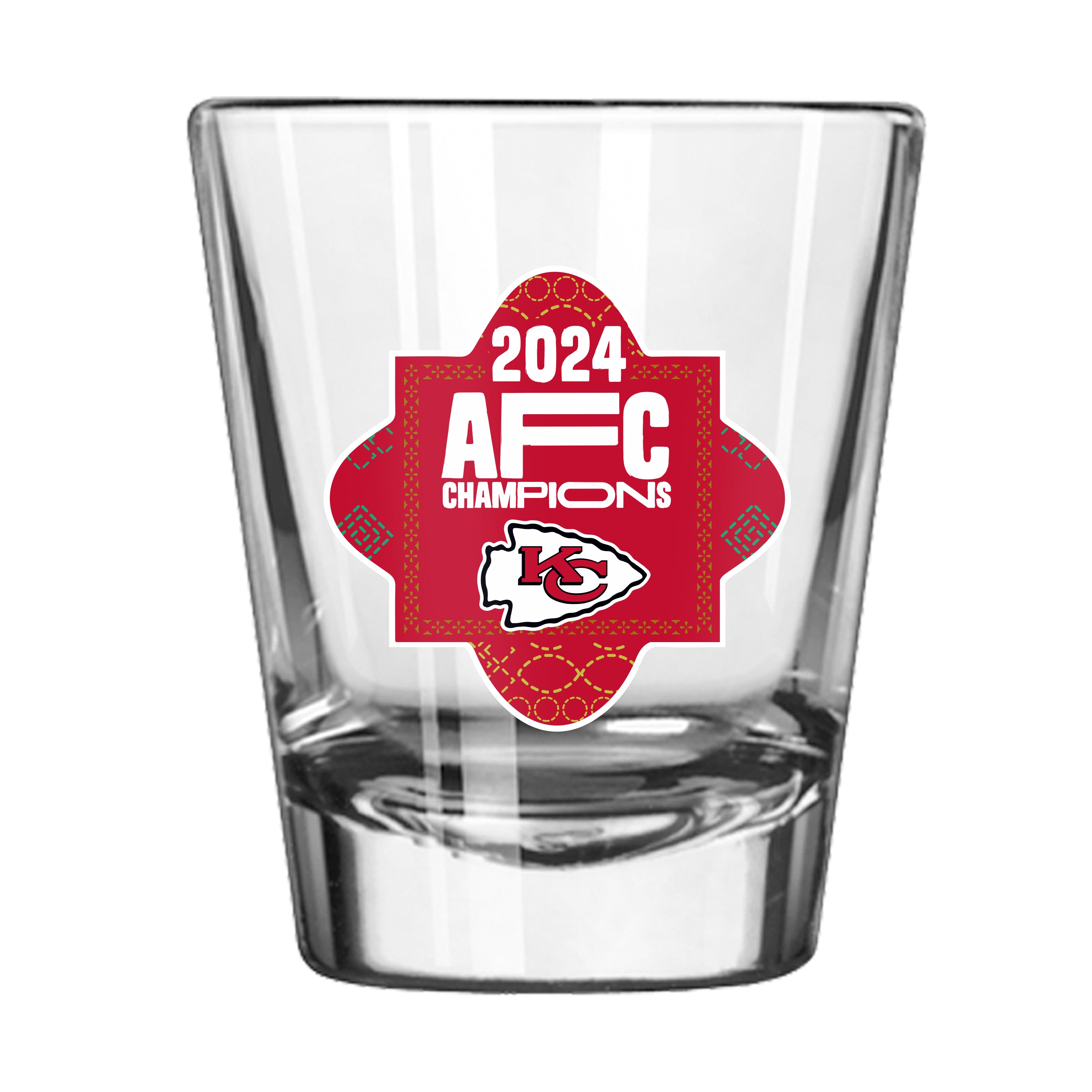 Kansas City Chiefs Conference Champs 2oz Shot Glass