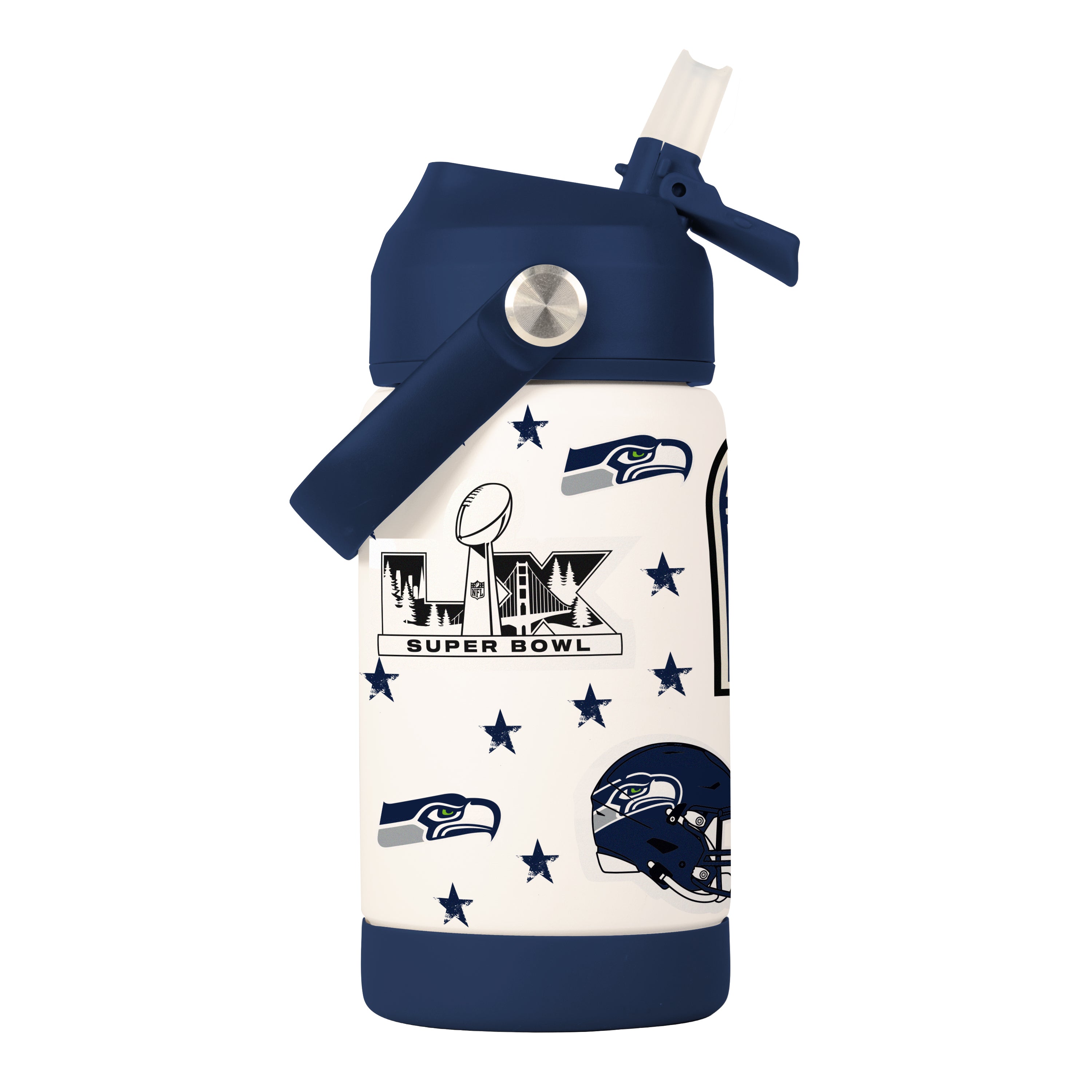 Seattle Seahawks 2026 Super Bowl Champions 12oz Kids Bottle - Logo Brands