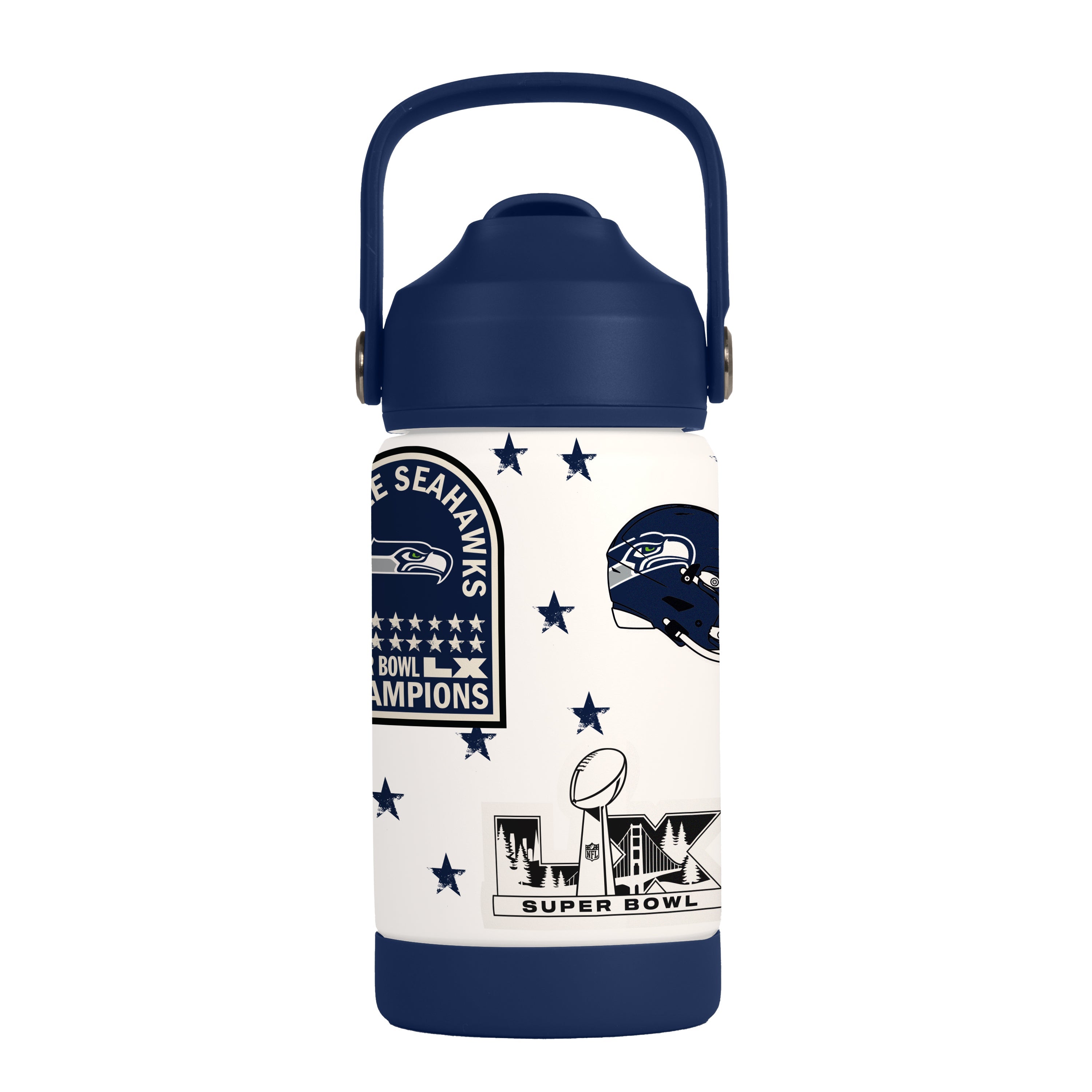 Seattle Seahawks 2026 Super Bowl Champions 12oz Kids Bottle - Logo Brands