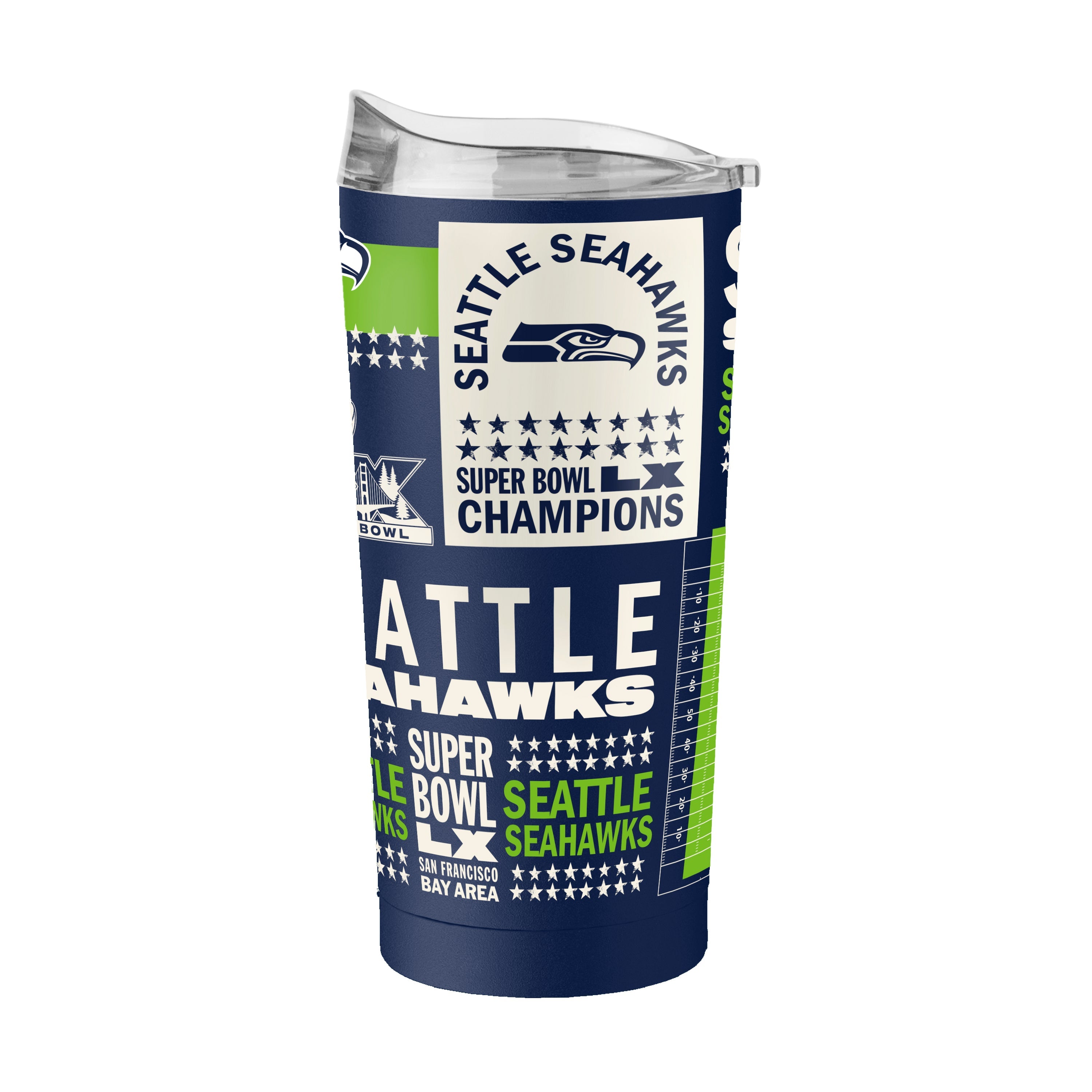 Seattle Seahawks 2026 Super Bowl Champions 20oz PC Tumbler - Logo Brands