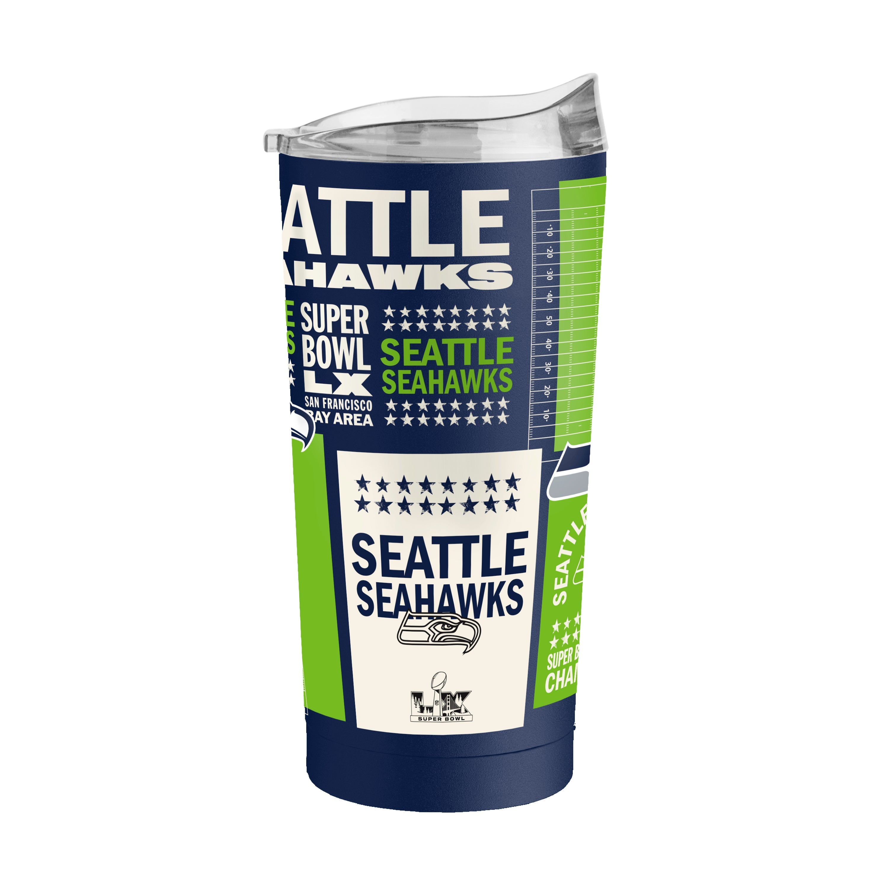Seattle Seahawks 2026 Super Bowl Champions 20oz PC Tumbler - Logo Brands