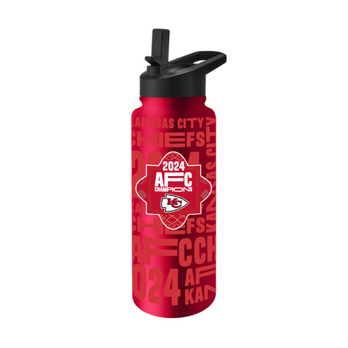 Product Image for Kansas City Chiefs Conference Champs 34oz Quencher Bottle