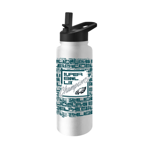 Product Image for Philadelphia Eagles Super Bowl 59 Champions 34oz Quencher Bottle