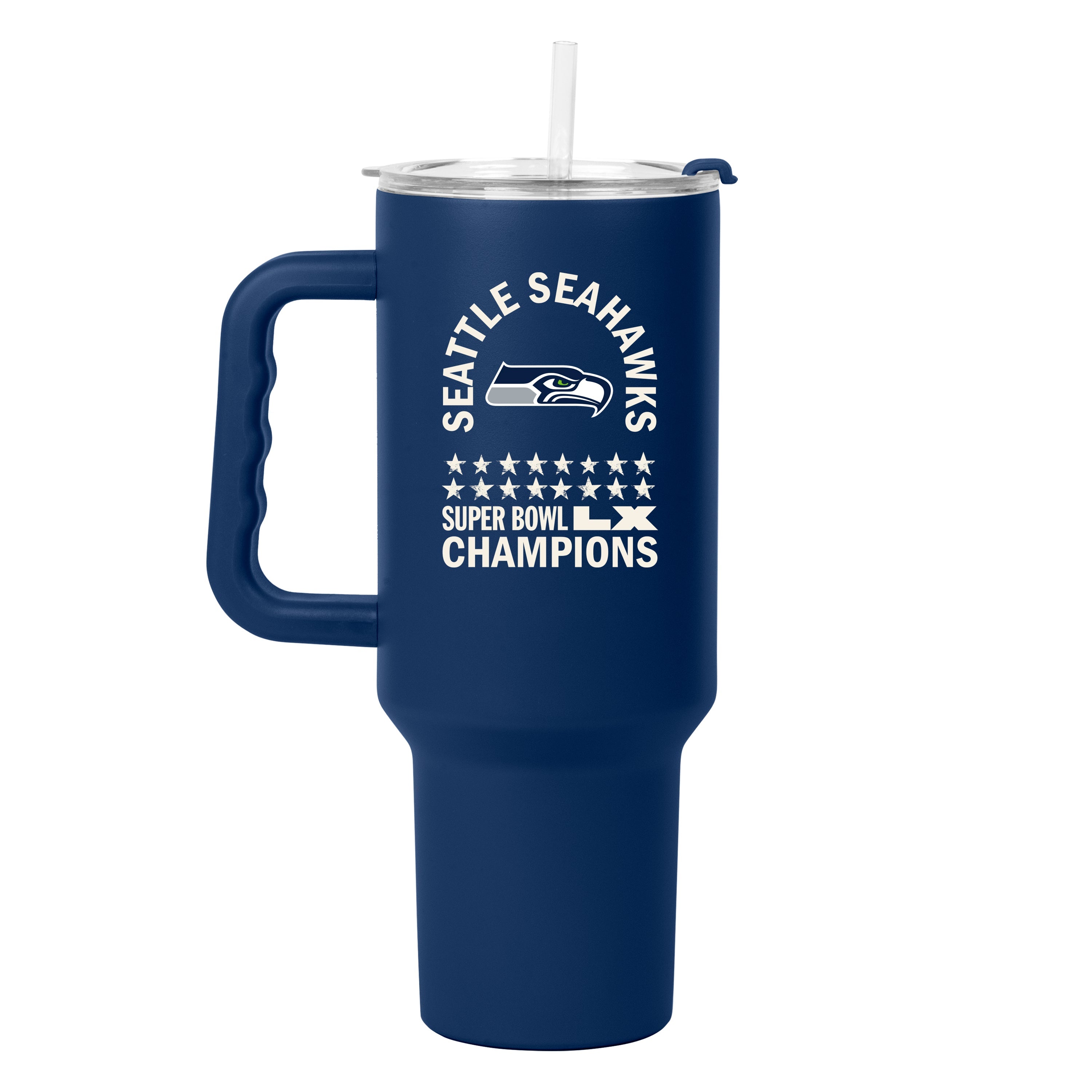 Seattle Seahawks 2026 Super Bowl Champions 40oz PC Tumbler - Logo Brands