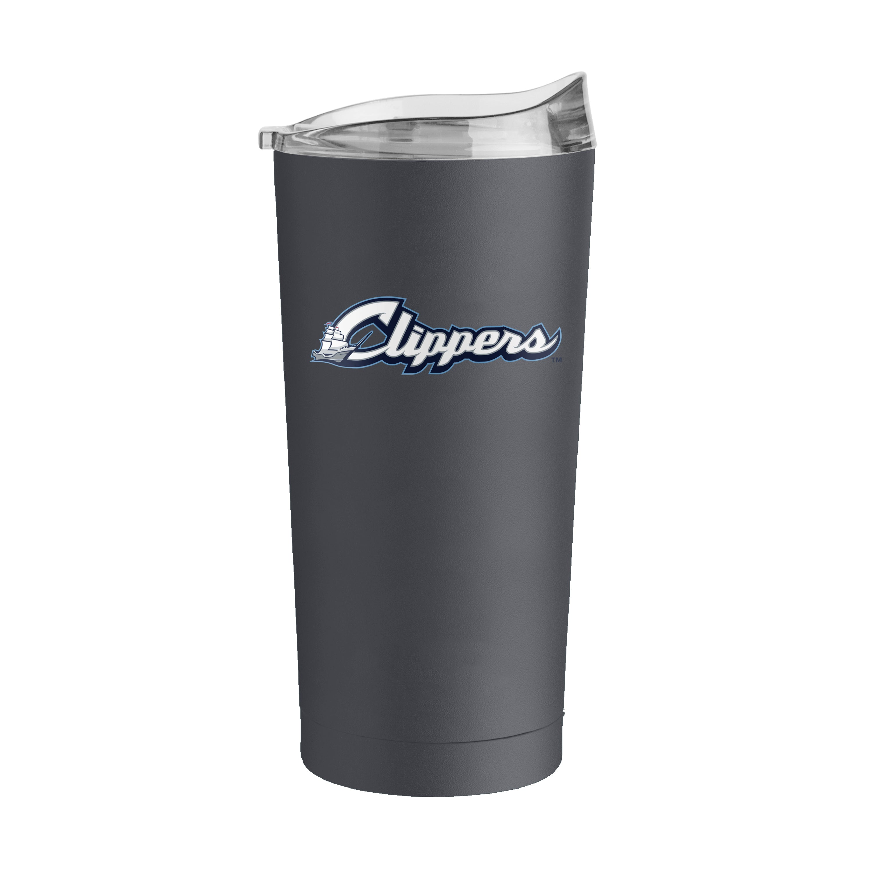Columbus Clippers 20oz Flipside Charcoal Powder Coat Tumbler