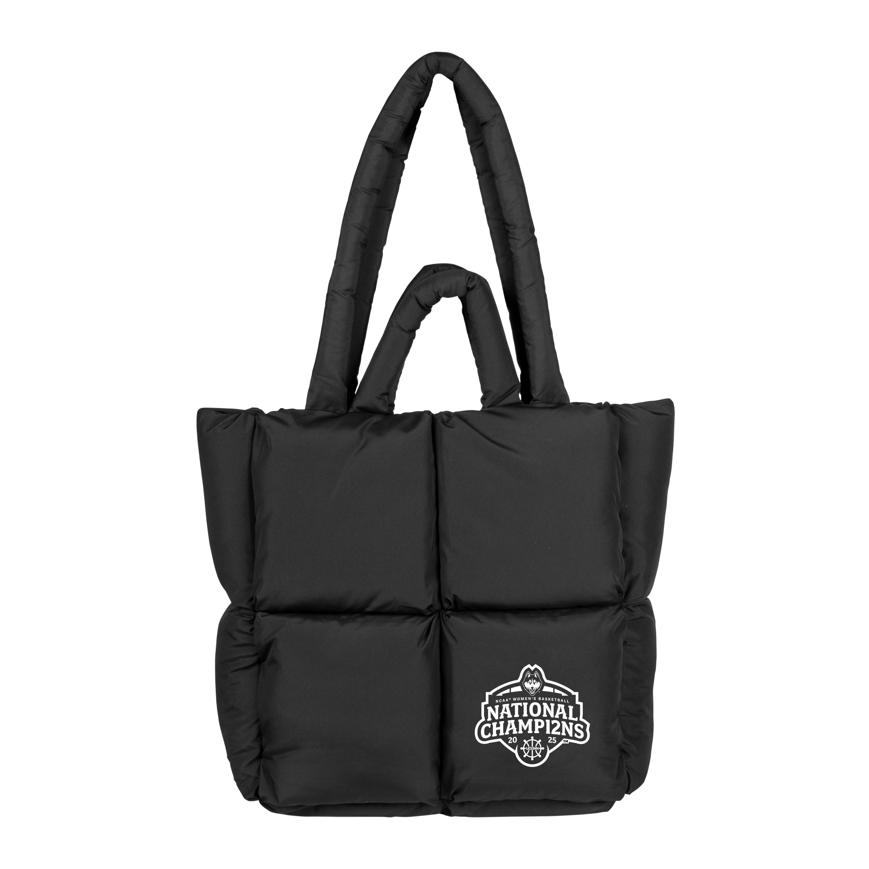 UCONN 2025 Womens Basketball Champions Puff Tote