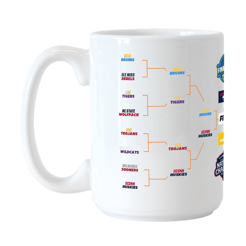 Product Image for UCONN 2025 Womens Basketball Champions 15oz Bracket Sublimated Mug