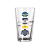 UCONN 2025 Womens Basketball Champions 16oz Bracket Pint Glass