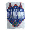 Florida 2025 Mens Basketball Champions Sublimated Sweatshirt Blanket
