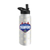 Florida 2025 Mens Basketball Champions 34oz Pattern Quencher Bottle