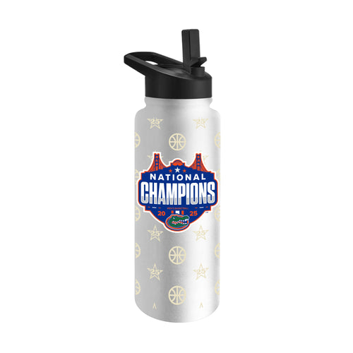 Product Image for Florida 2025 Mens Basketball Champions 34oz Pattern Quencher Bottle