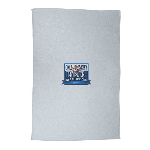 Product Image for Oklahoma City Thunder 2025 NBA Champions Sublimated Sweatshirt Blanket