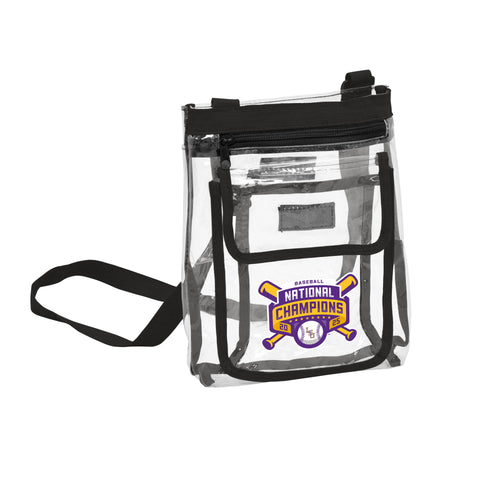 Product Image for LSU 2025 Baseball Champions  Crossbody Tote
