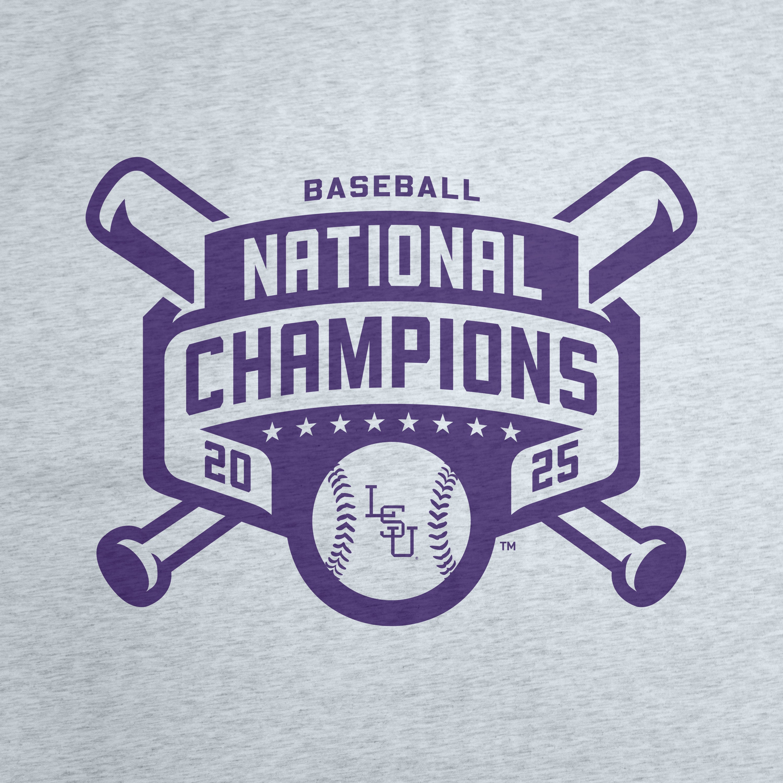 LSU 2025 Baseball Champions Sublimated Sweatshirt Blanket