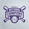 LSU 2025 Baseball Champions Sublimated Sweatshirt Blanket