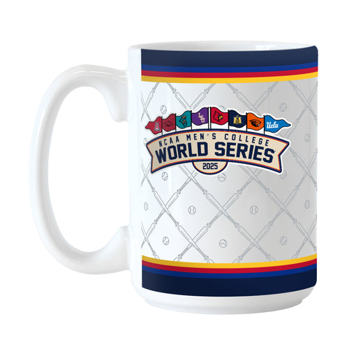 Product Image for 2025 NCAA Mens Baseball 8 Team 15oz Sublimated Mug