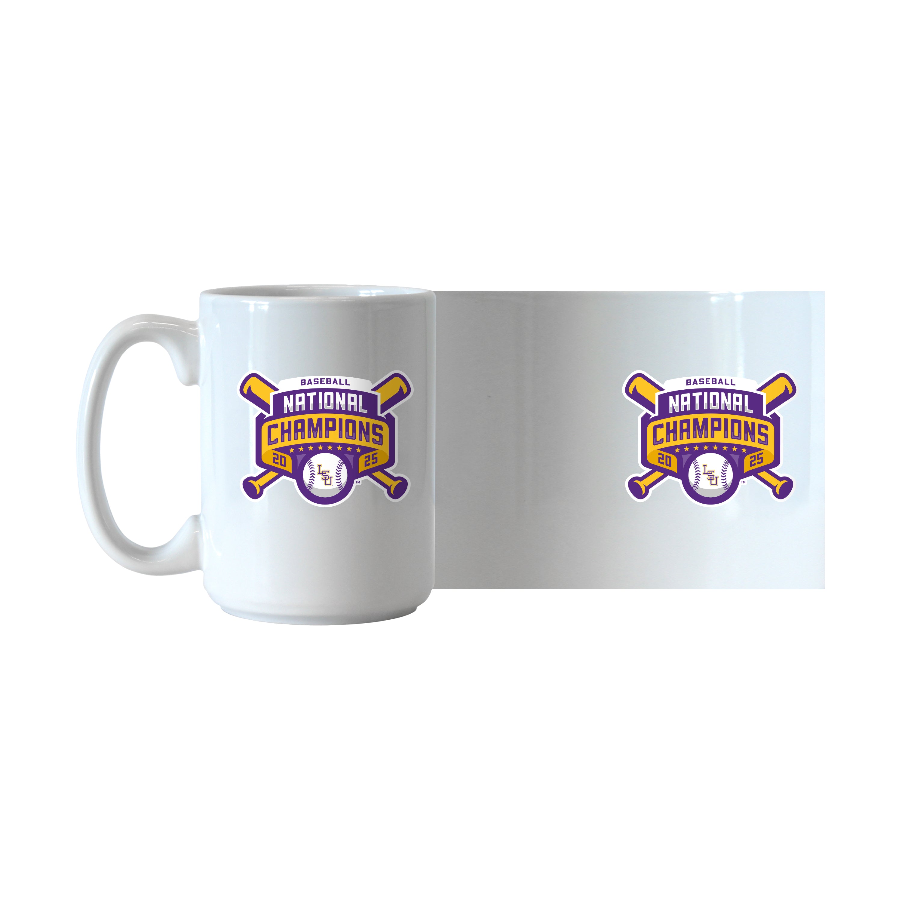 LSU 2025 Baseball Champions 15oz Sublimated Mug