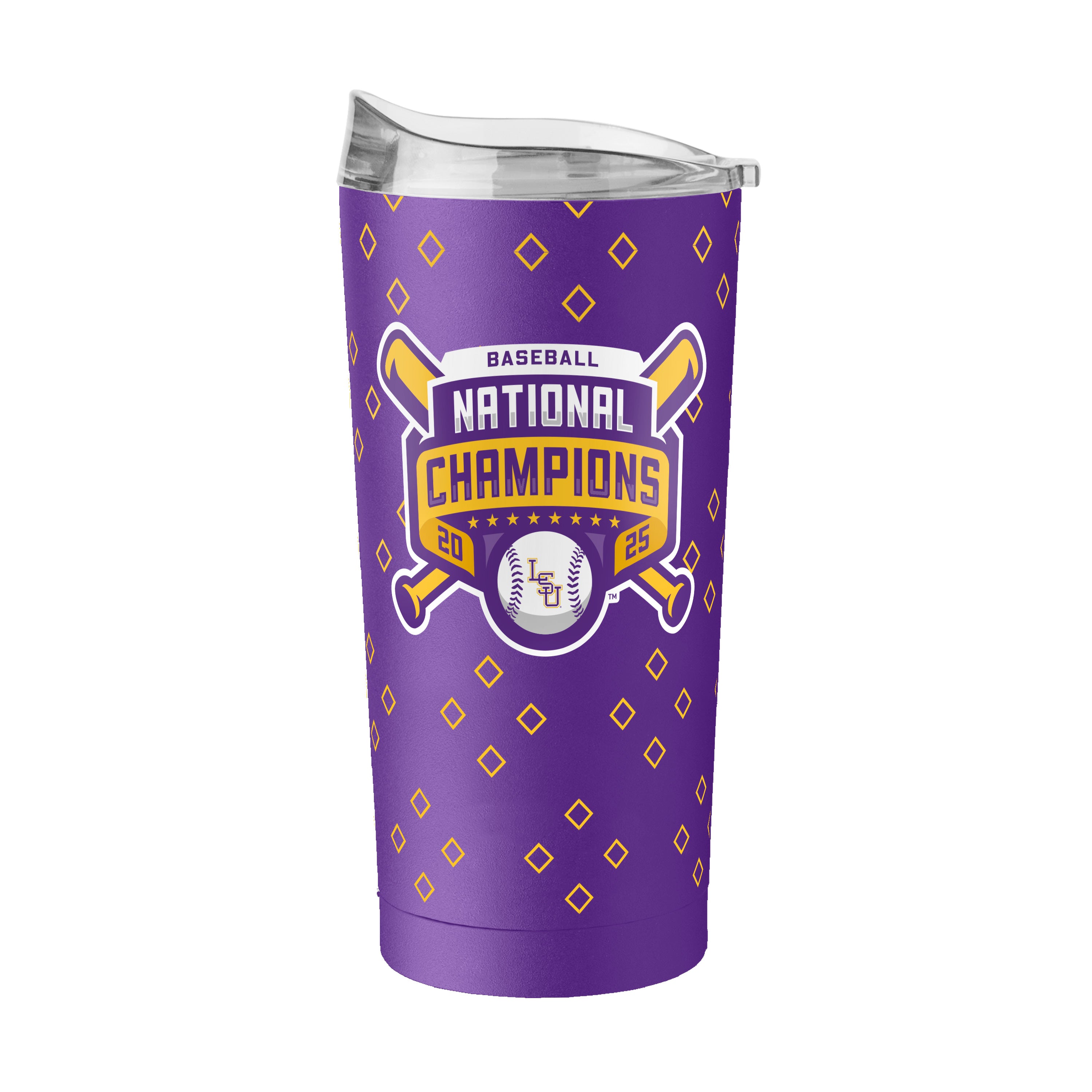 LSU 2025 Baseball Champions 20oz PC Tumbler