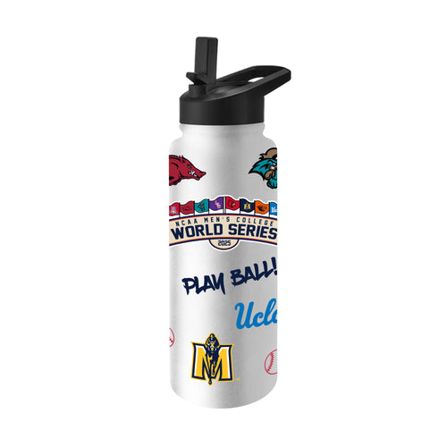 Product Image for 2025 NCAA Mens Baseball 8 Team 34oz Quencher Bottle