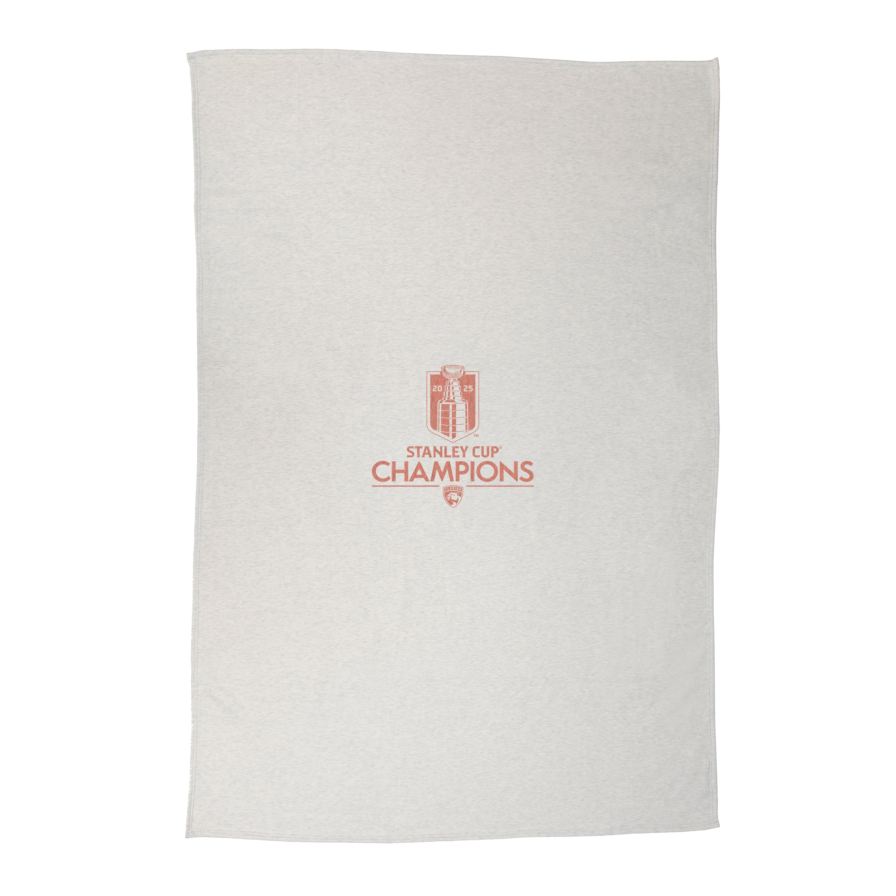 Florida Panthers 2025 Stanley Cup Champions Sublimated Sweatshirt Blanket