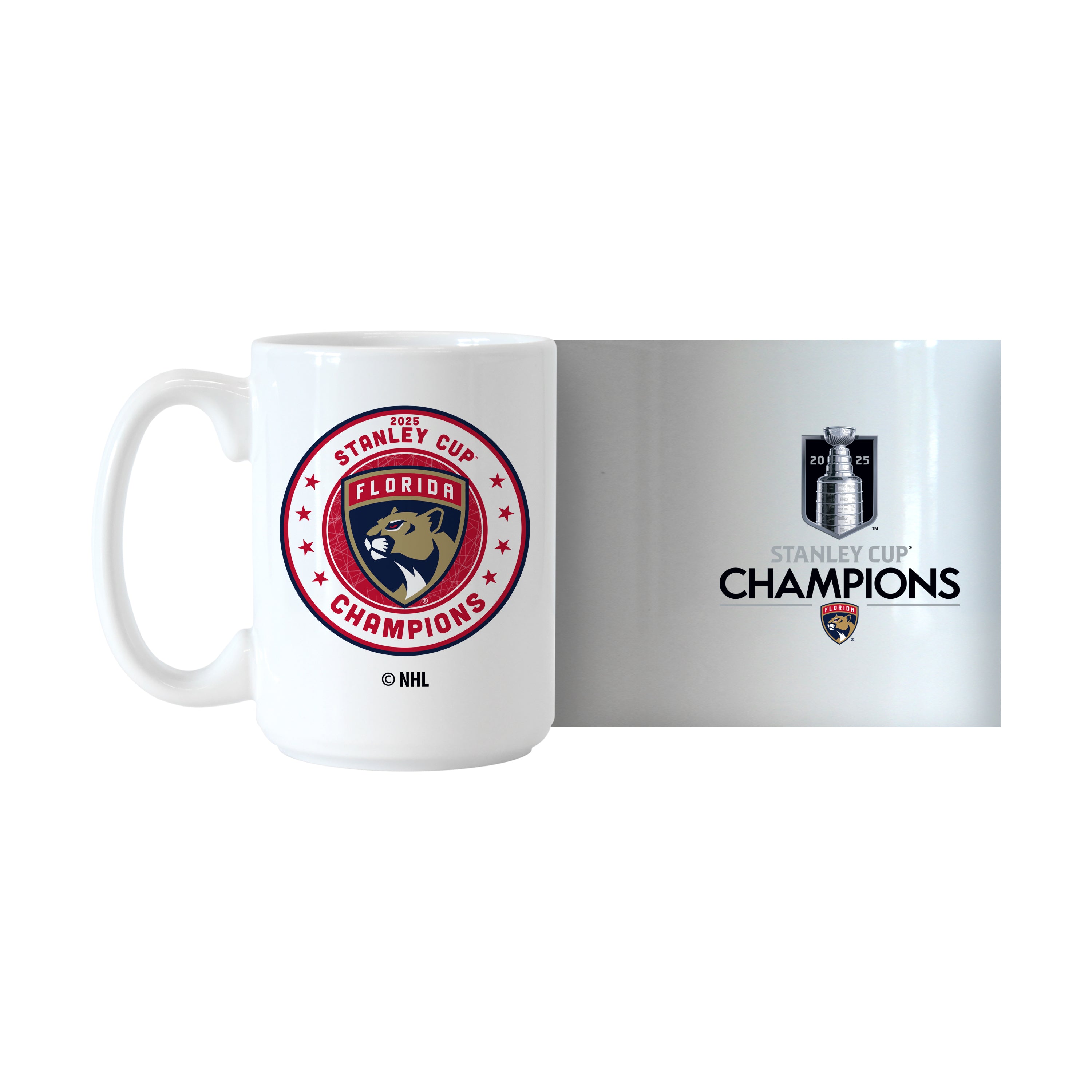 Florida Panthers 2025 Stanley Cup Champions 15oz Sublimated Mug