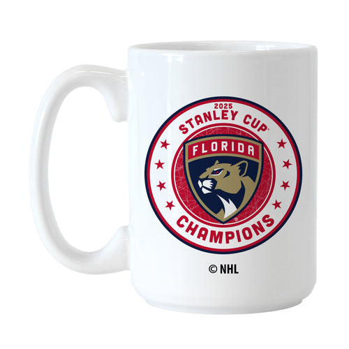 Product Image for Florida Panthers 2025 Stanley Cup Champions 15oz Sublimated Mug