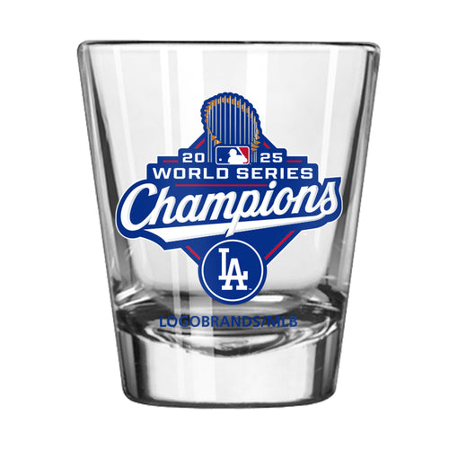 Product Image for LA Dodgers 2025 World Series Champions 2oz Shot Glass