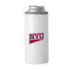 NYO White 12oz Slim Can Coolie