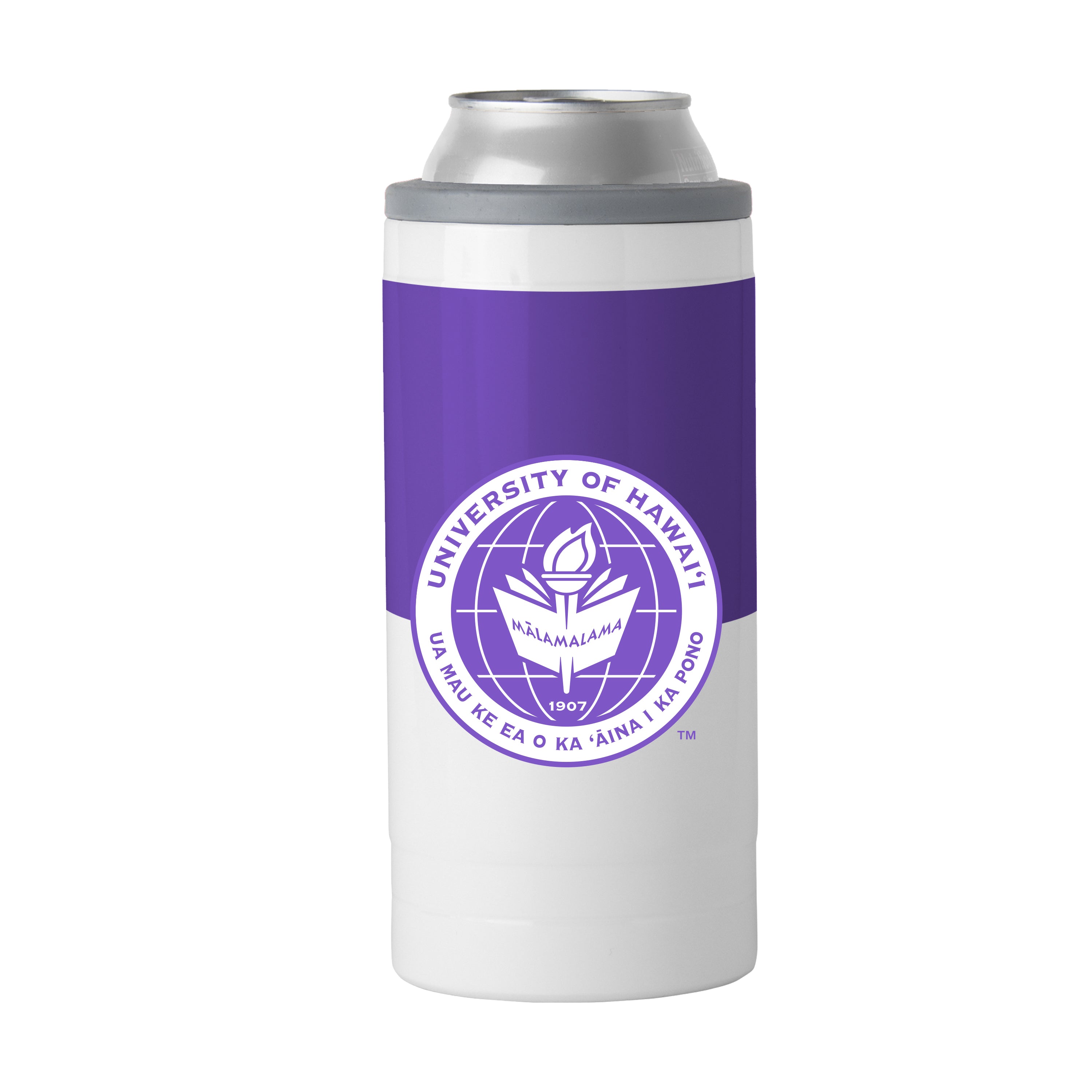 University of Hawaii - Kaua'i 12oz Colorblock Slim Can Coolie