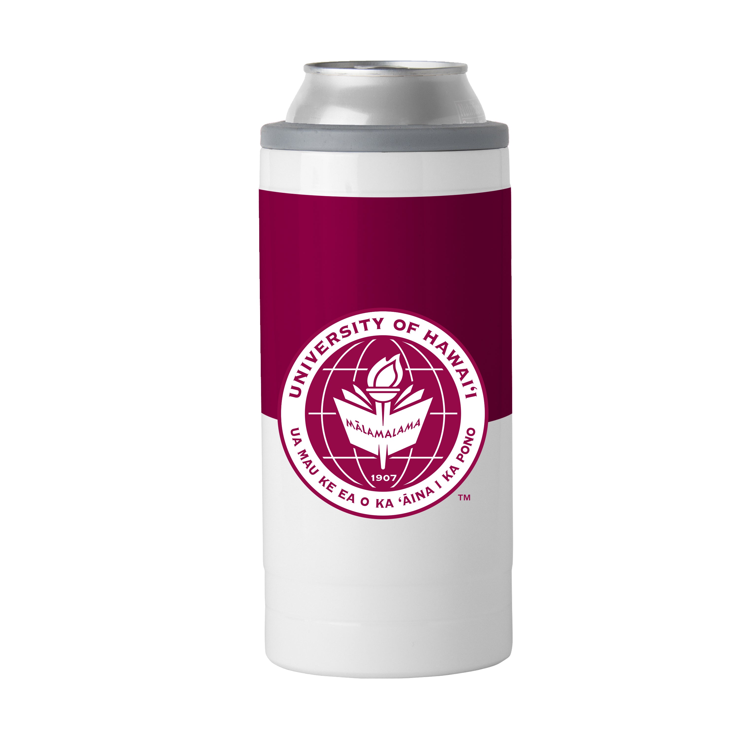 University of Hawaii Community Colleges 12oz Colorblock Slim Can Coolie