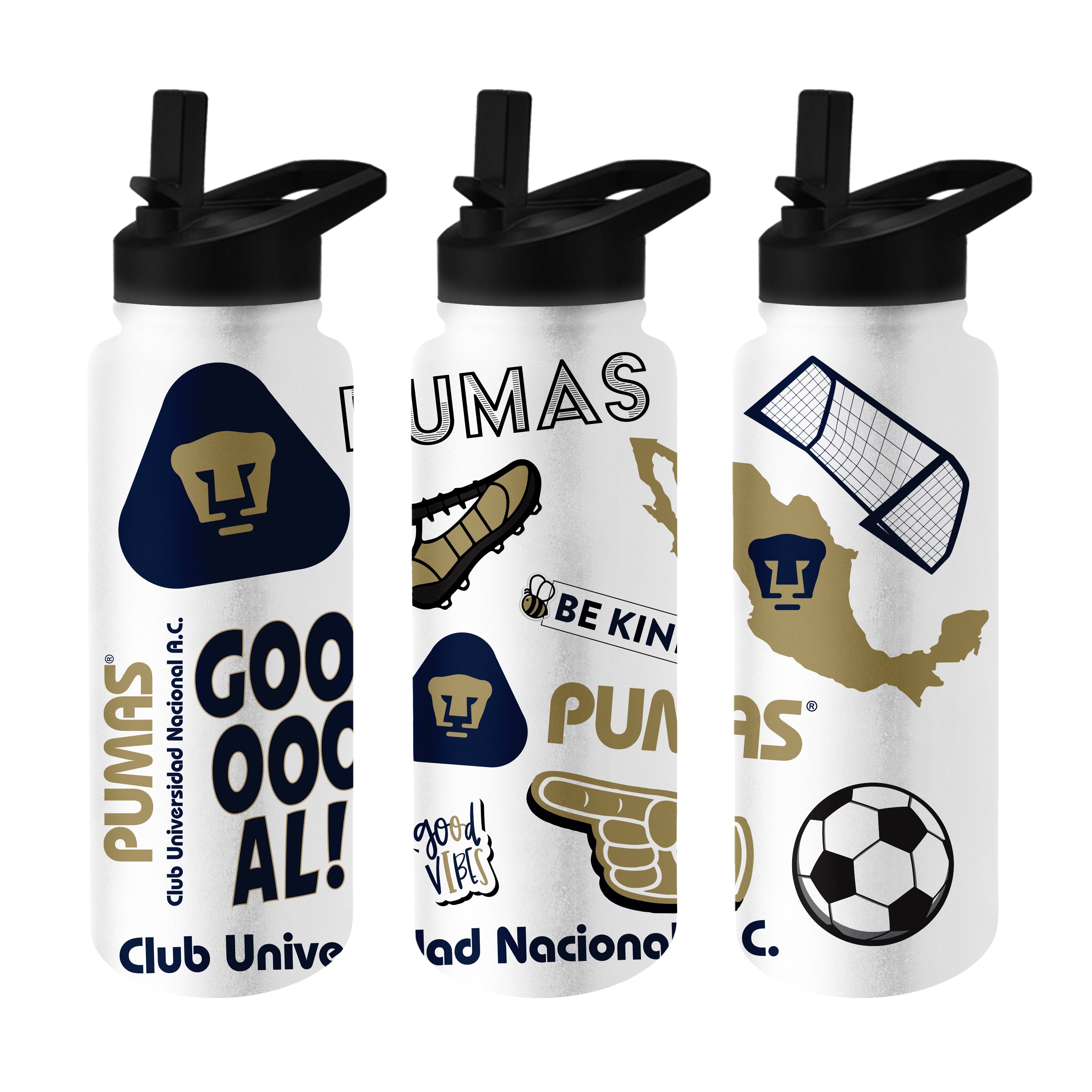 Pumas FC 34oz Native Quencher Bottle - Logo Brands