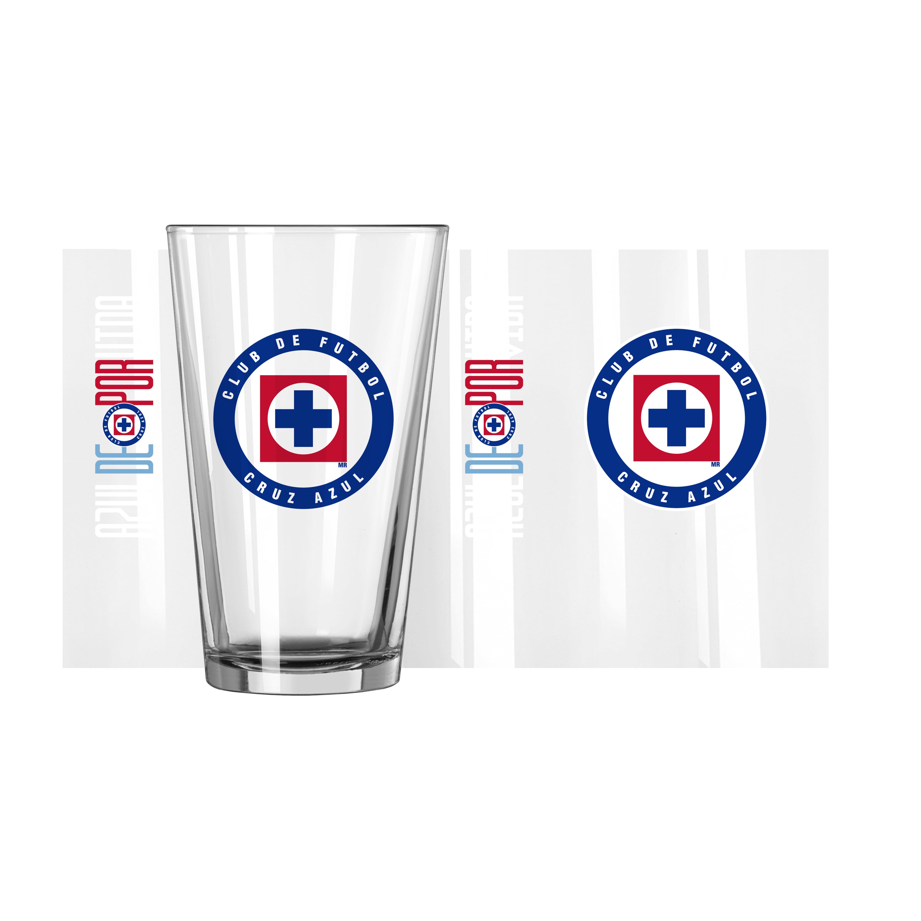 Cruz Azul FC 16oz Gameday Pint Glass