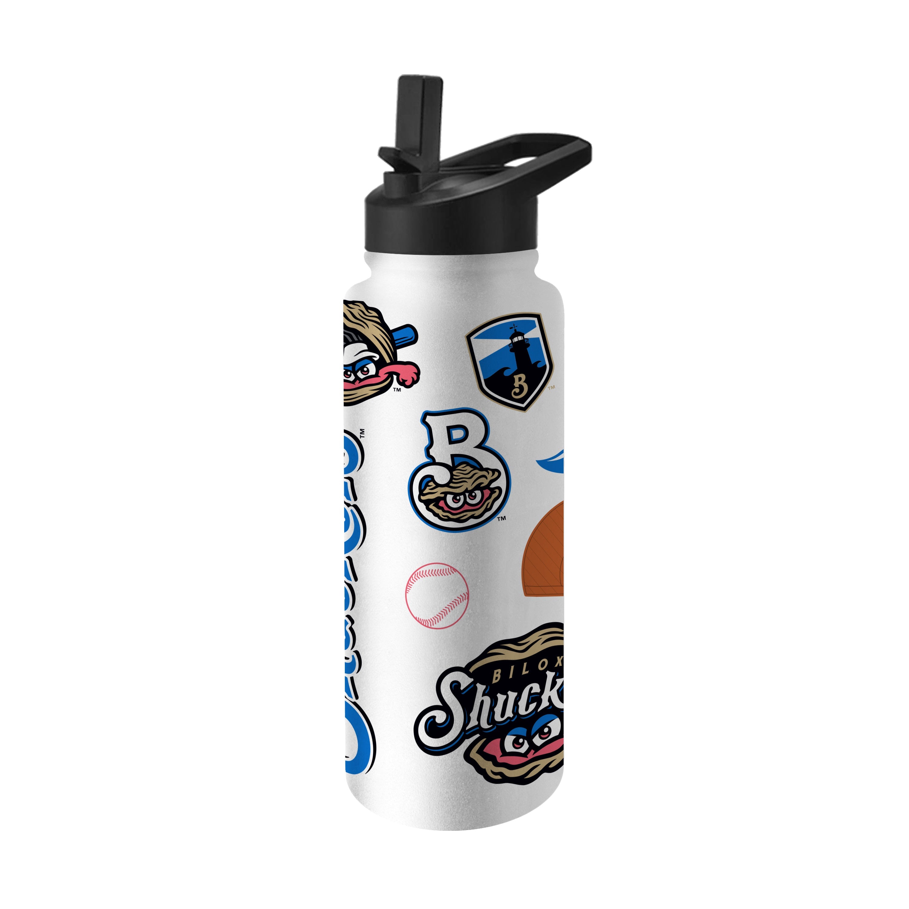 Biloxi Shuckers 34oz Native Quencher Bottle