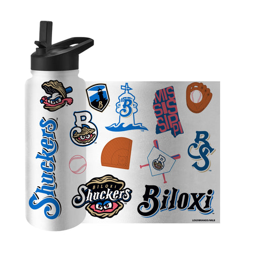 Product Image for Biloxi Shuckers 34oz Native Quencher Bottle