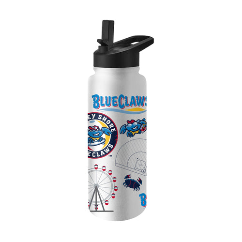 Product Image for Jersey Shore BlueClaws 34oz Native Quencher Bottle