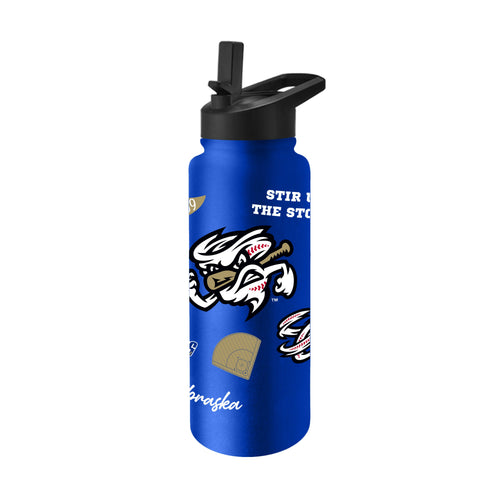 Product Image for Omaha Storm Chasers 34oz Native Quencher Bottle