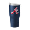 Atlanta Braves 30oz Flipside Powder Coat Tumbler - Logo Brands