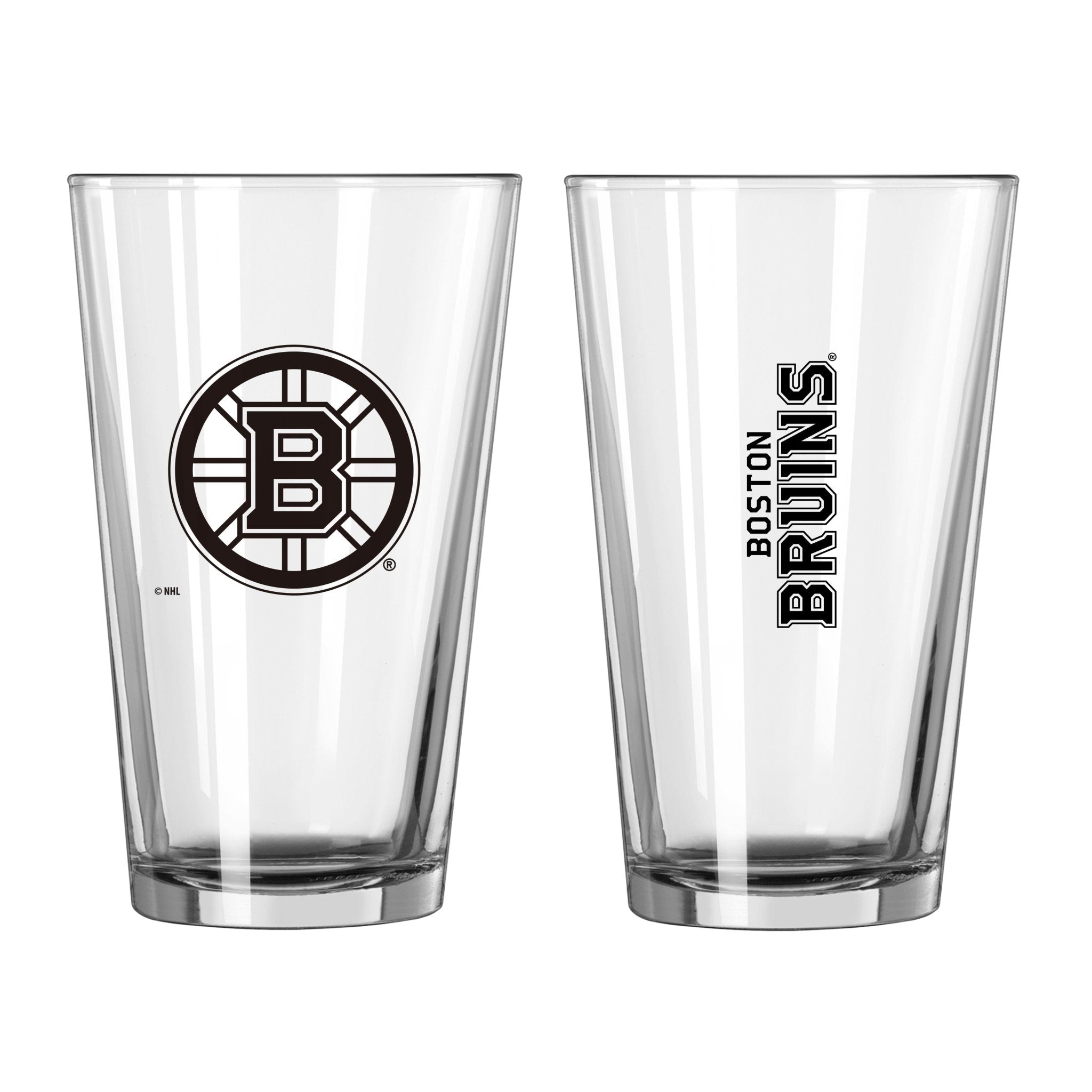 Boston Bruins 16oz Gameday Pint Glass - Logo Brands