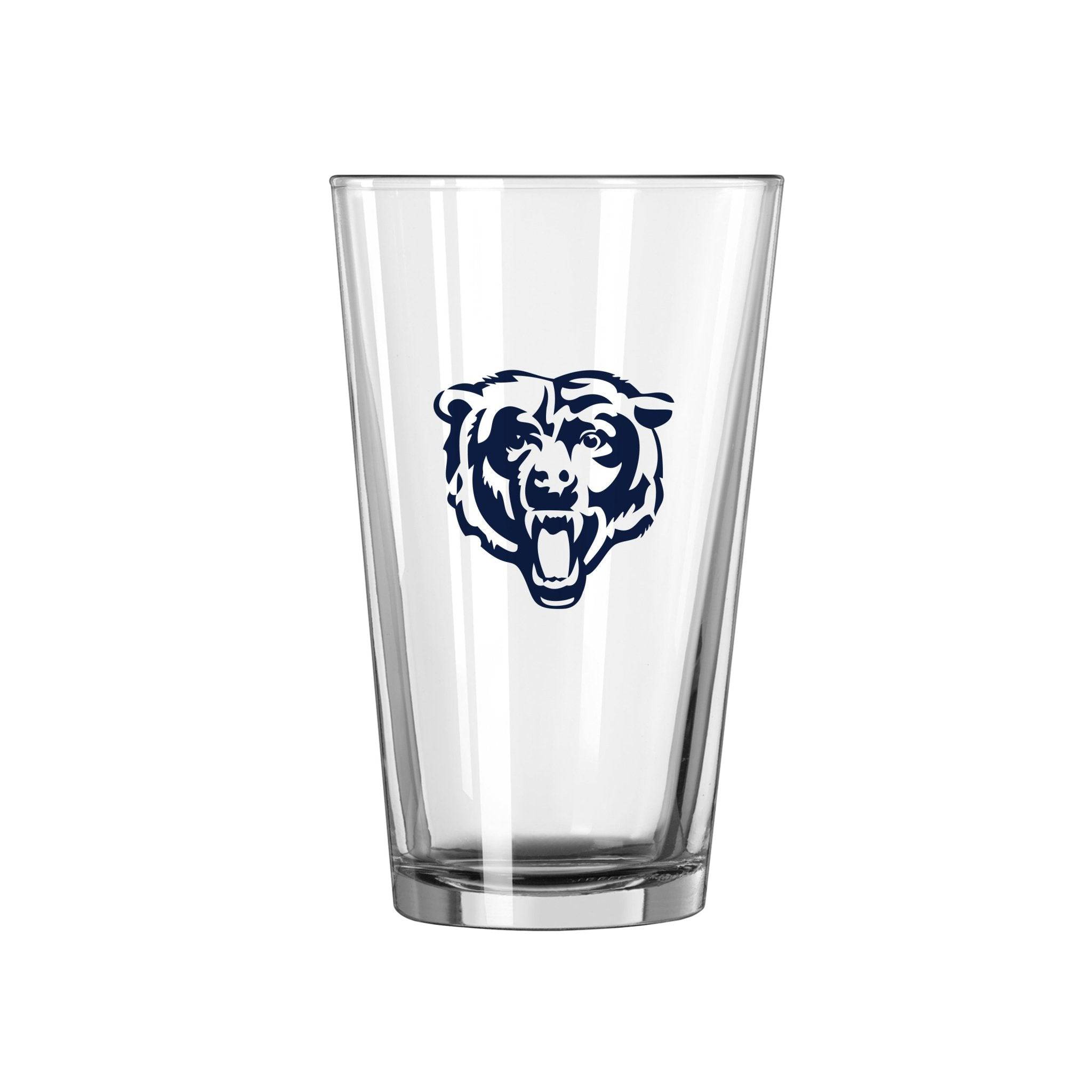 Chicago Bears 16oz Gameday Pint Glass - Logo Brands,Chicago Bears 16oz Gameday Pint Glass - Logo Brands