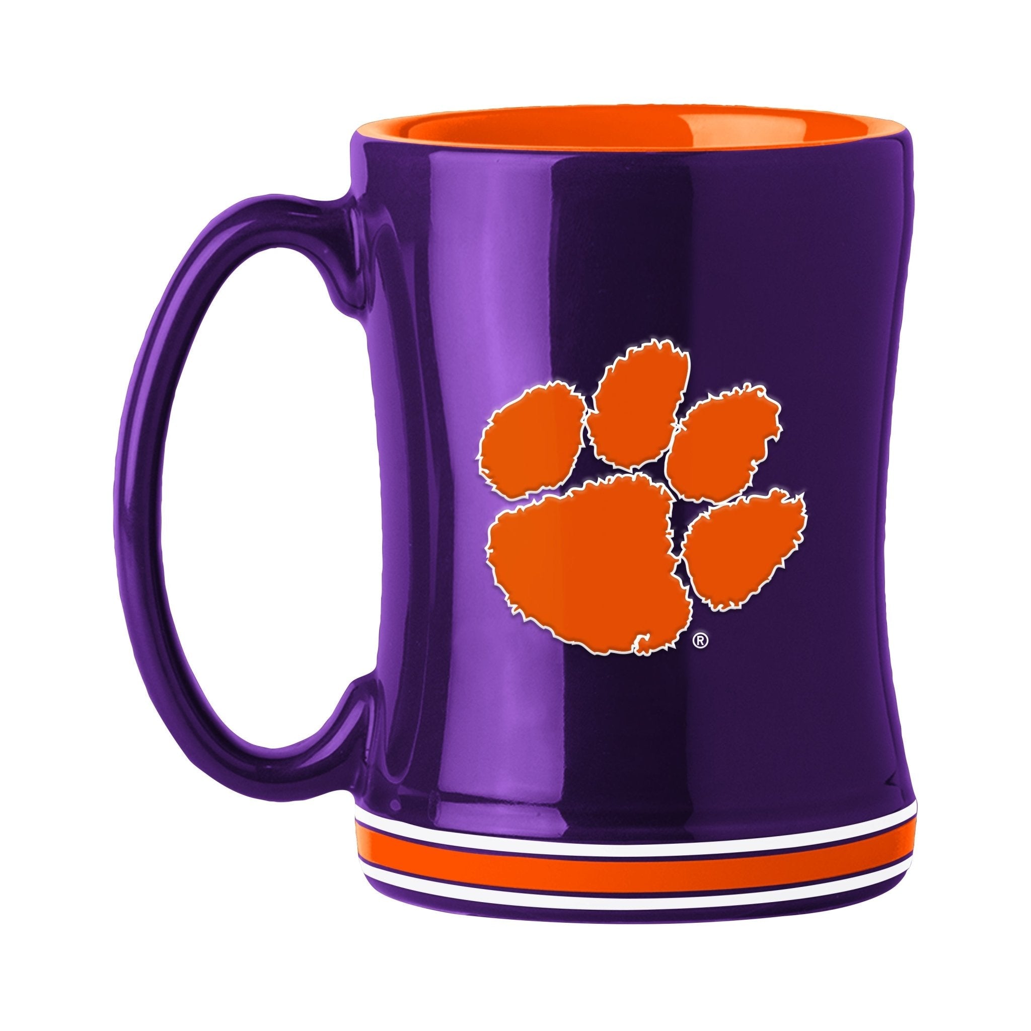 Clemson 14oz Relief Mug - Logo Brands