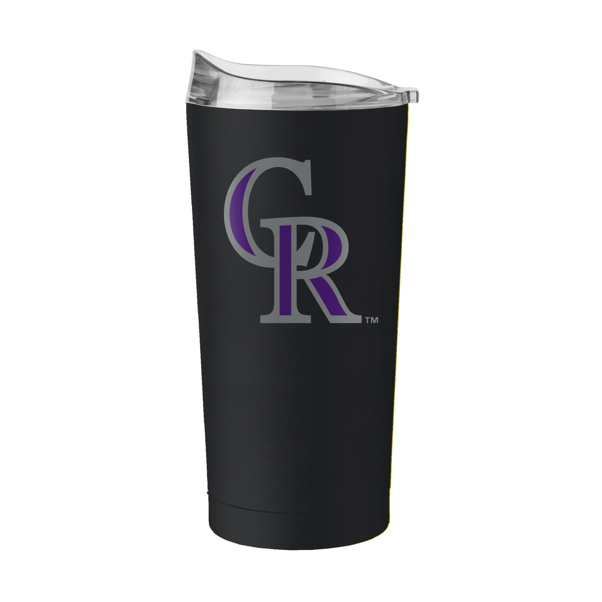 Colorado Rockies 20oz Flipside Powder Coat Tumbler - Logo Brands