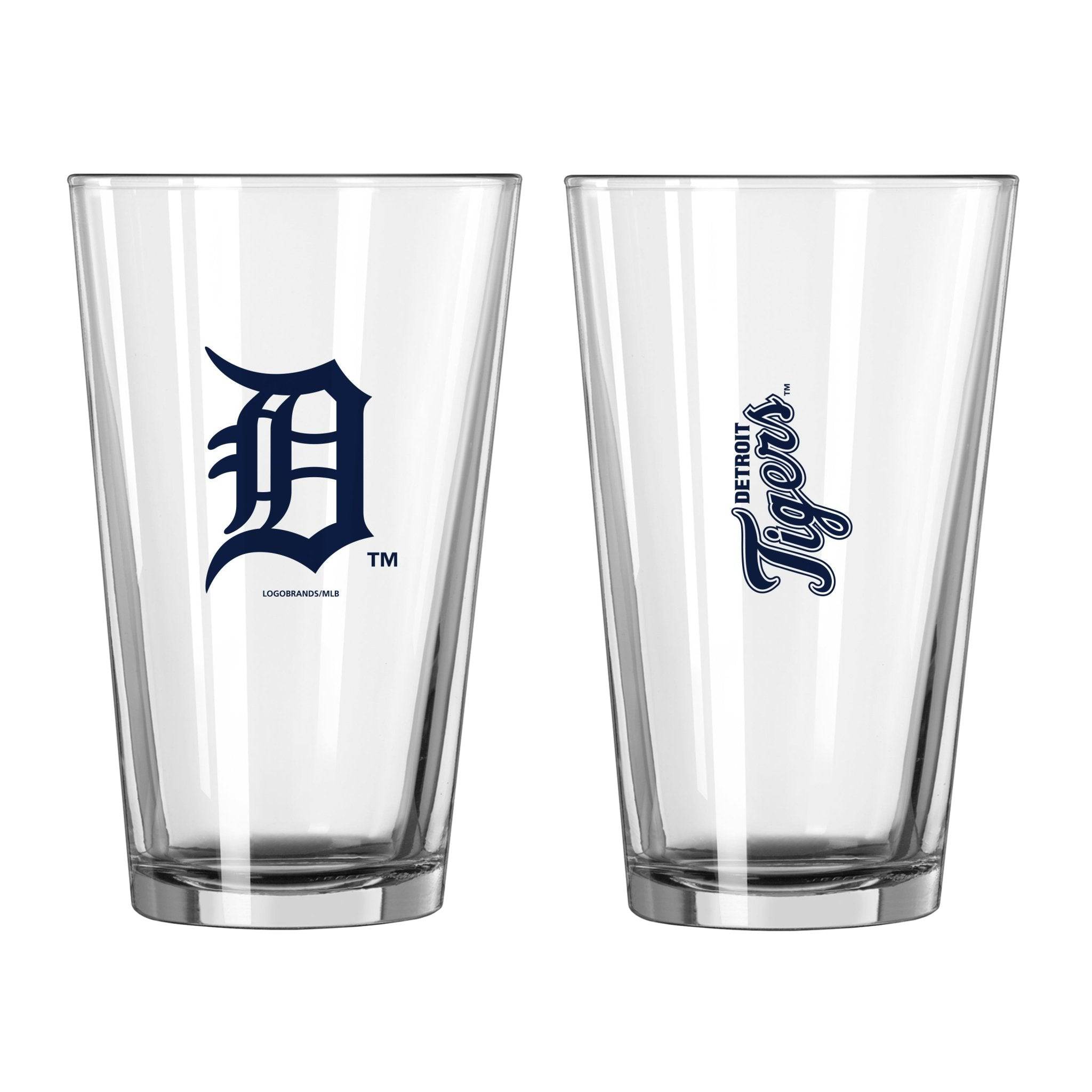 Detroit Tigers 16oz Gameday Pint Glass - Logo Brands,Detroit Tigers 16oz Gameday Pint Glass - Logo Brands