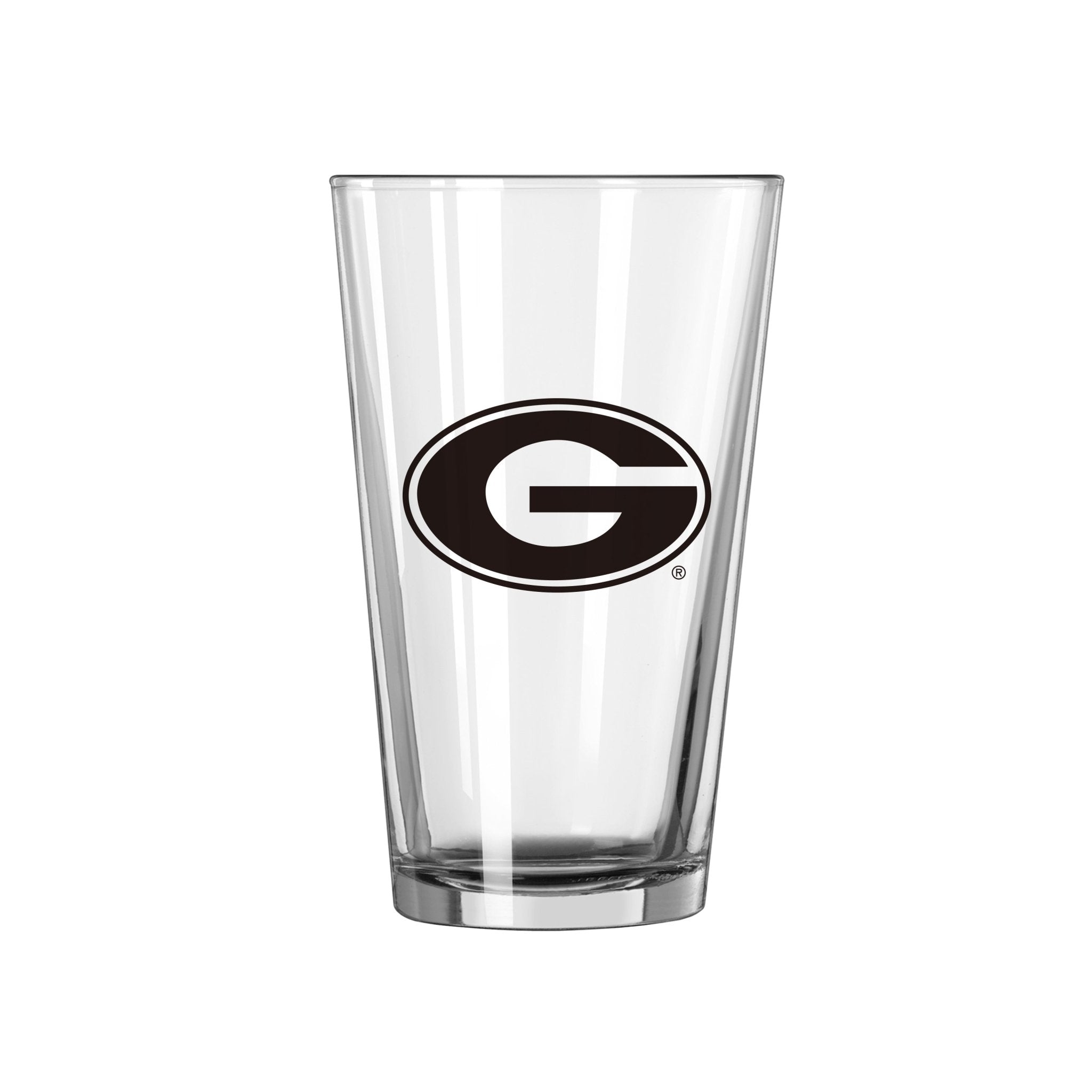 Georgia 16oz Gameday Pint Glass - Logo Brands,Georgia 16oz Gameday Pint Glass - Logo Brands