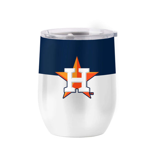 Product Image for Houston Astros 16 oz. Colorblock Stainless Curved Beverage Tumbler